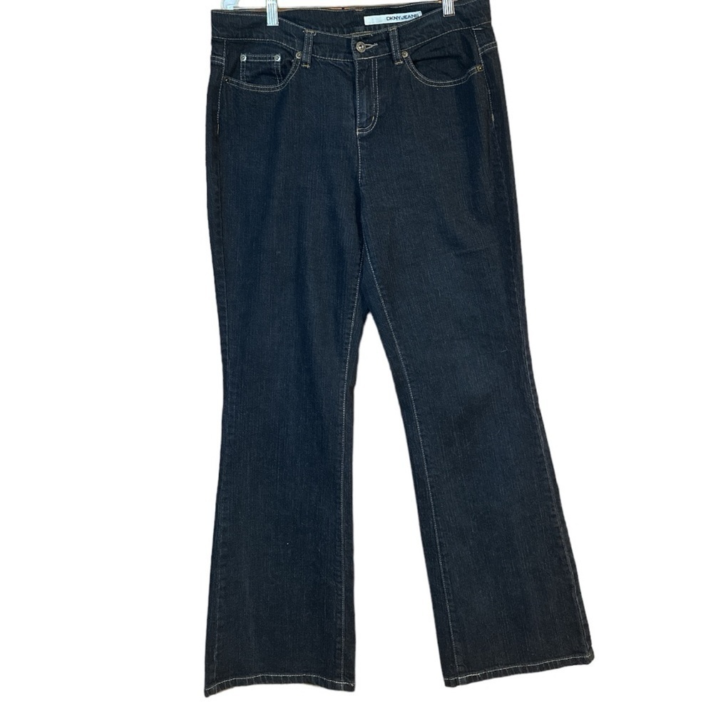 DKNY Jeans SOHO Black Denim Boot Cut Relaxed Comfort Jeans